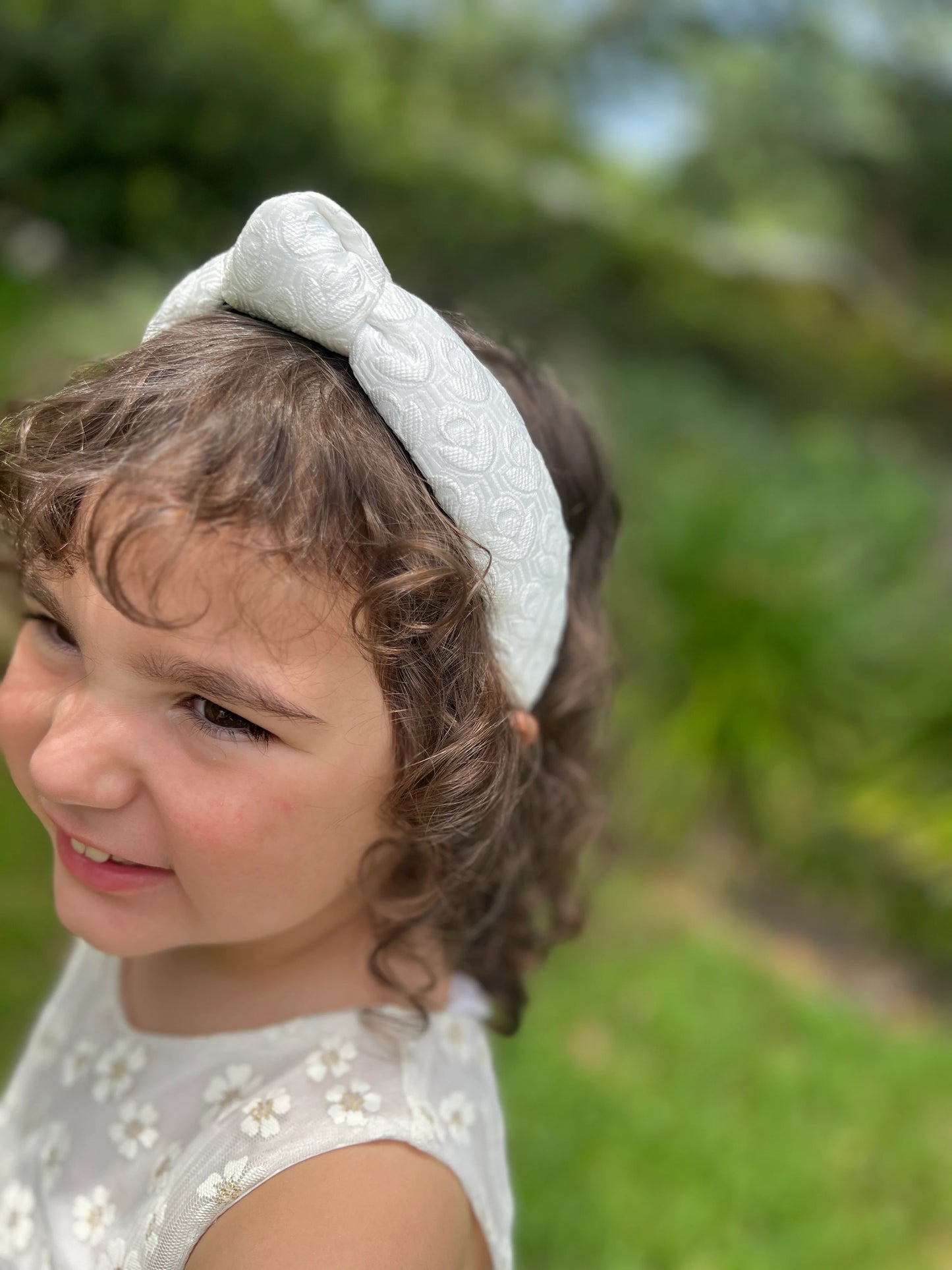 White Knot Kids' Hello Edie Headband