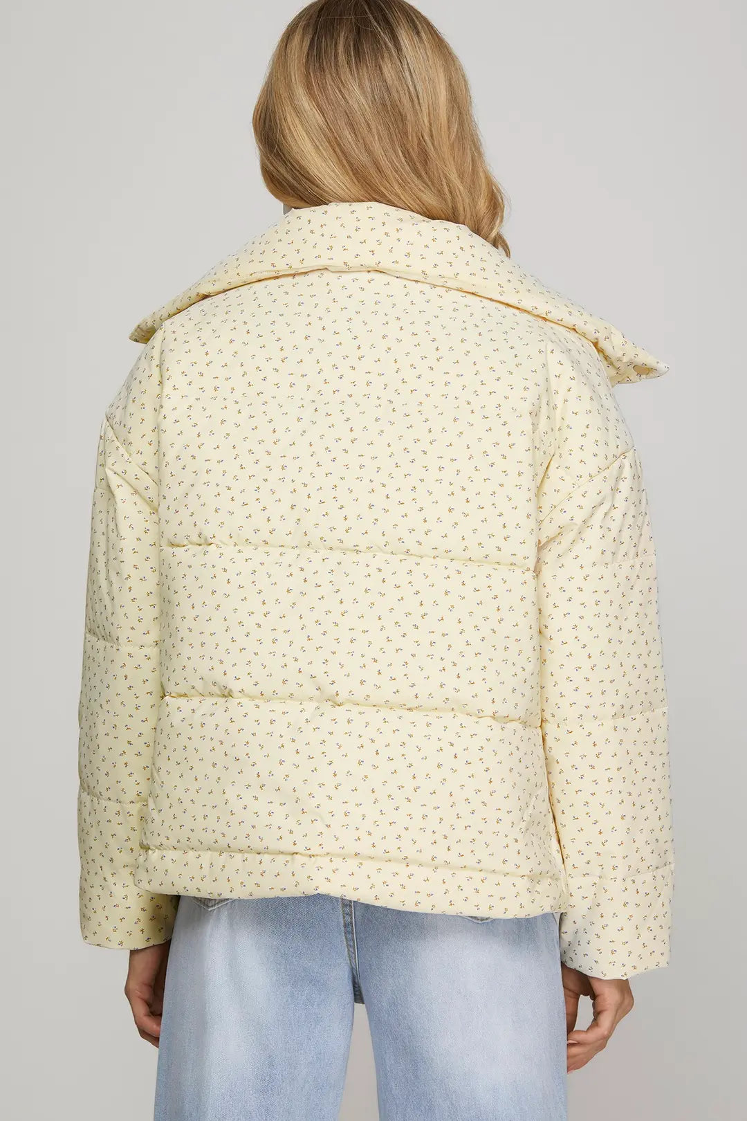 Floral Puffer Jacket