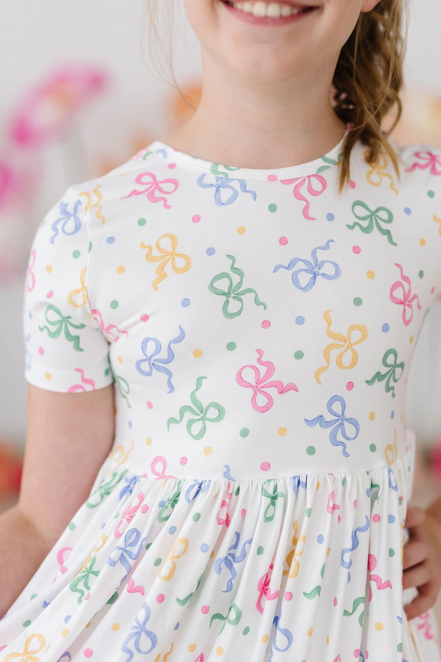 Tied in Love Mila and Rose Short Sleeve Twirl Dress