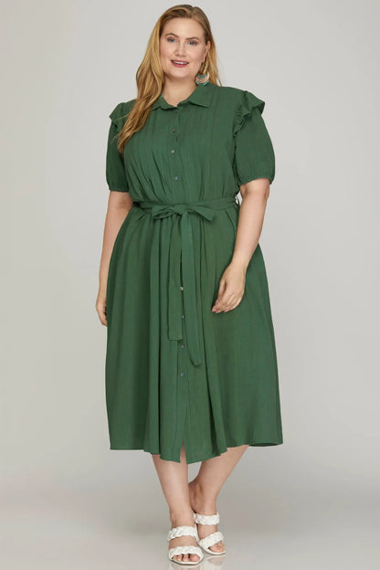 Hunter Green Dress