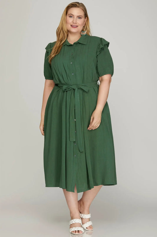 Hunter Green Dress