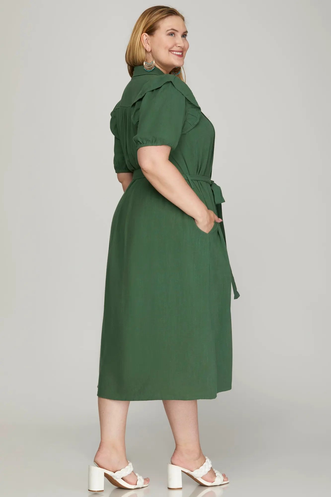 Hunter Green Dress