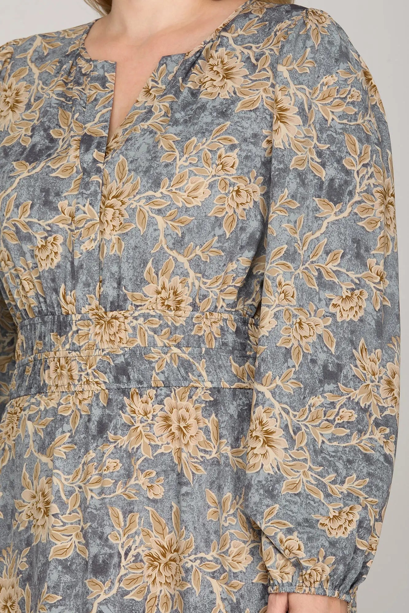 Blue Floral She and Sky