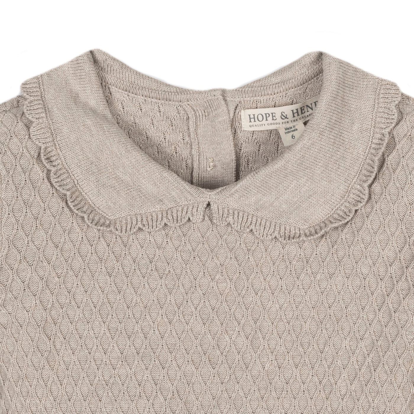 Peter Pan Collar Sweater Dress - Hope and Henry