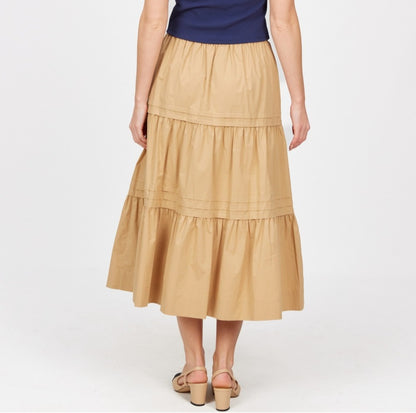 Poplin Midi Skirt