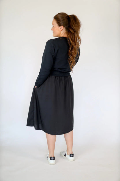 Snoga Drawstring Tech High Rise Skirt