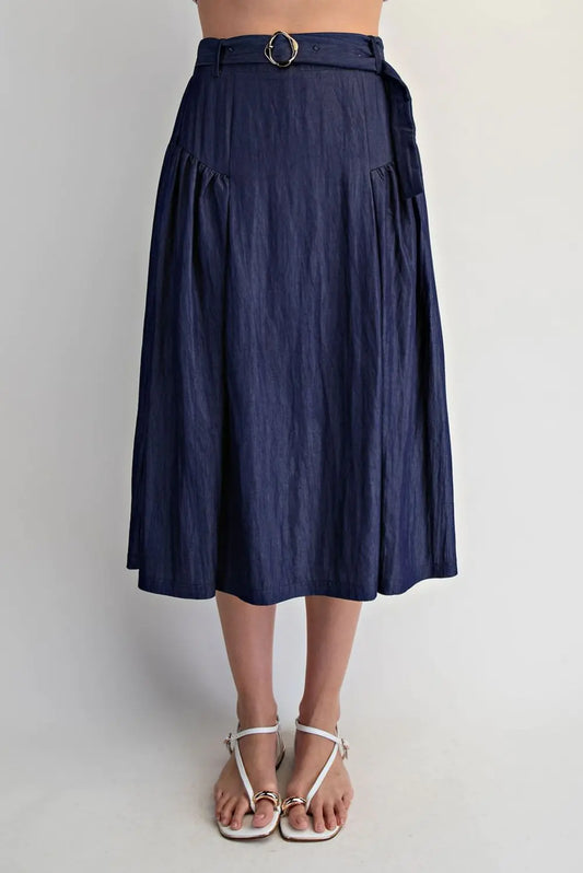 Indigo Denim Skirt