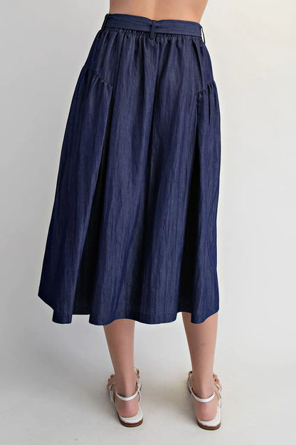 Indigo Denim Skirt