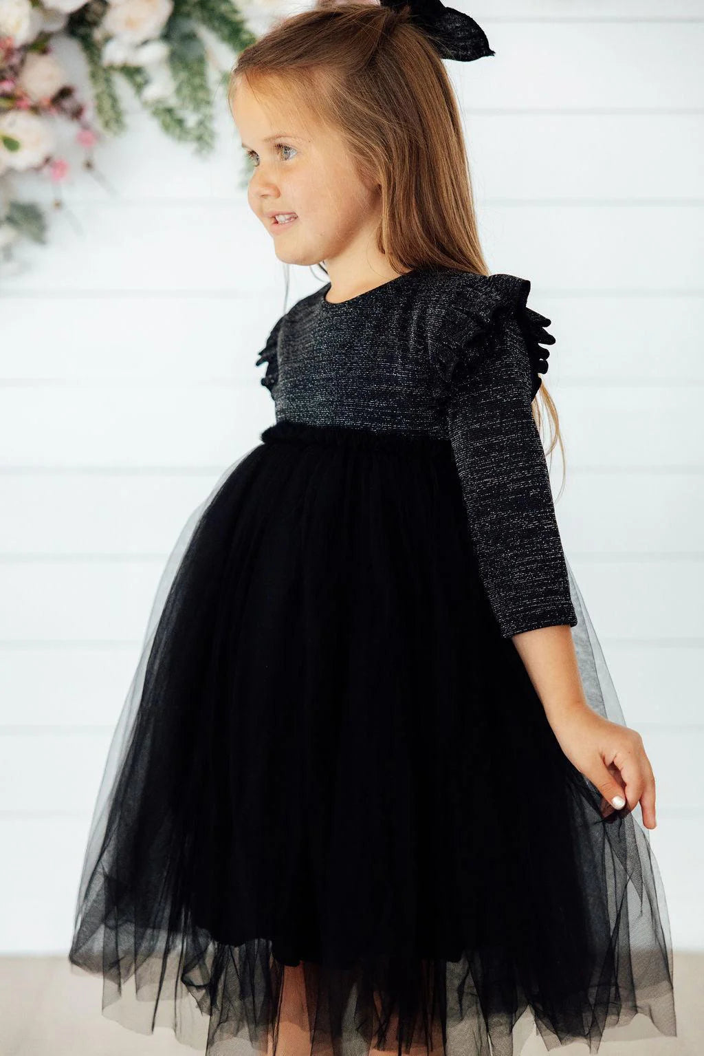 Black Shimmer Tutu Mila and Rose Dress