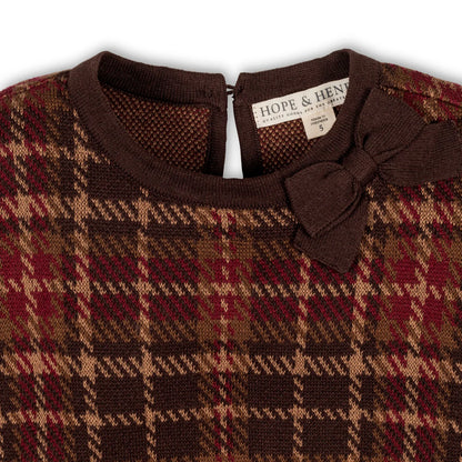 Plaid Sweater Dress - Hope and Henry