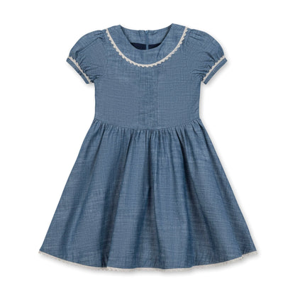 Pintuck Chambray Denim Dress - Hope and Henry