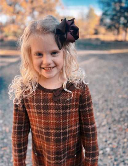 Plaid Sweater Dress - Hope and Henry