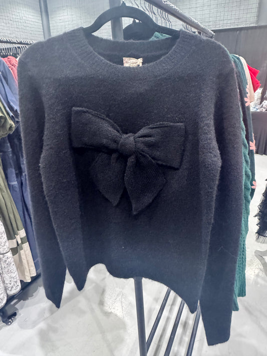 Black Bow Sweater
