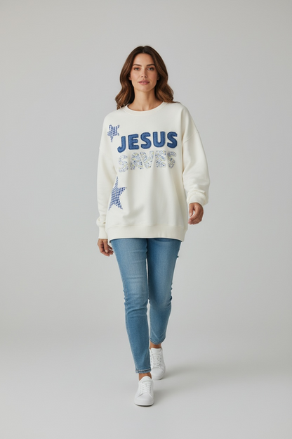 Jesus Saves Sweatshirt