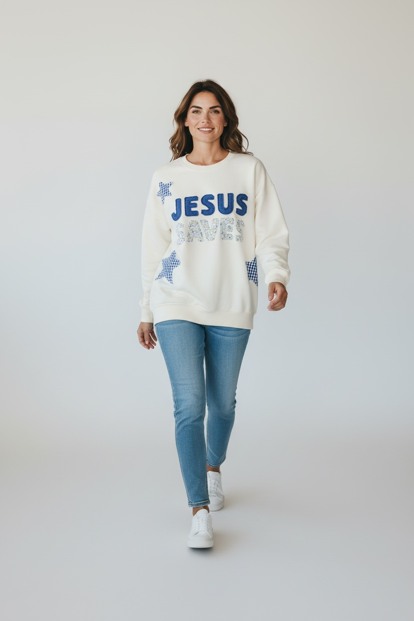 Jesus Saves Sweatshirt