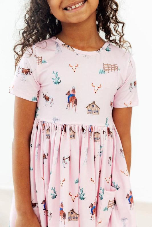 Pink Ranch Hand Mila and Rose Twirl Dress