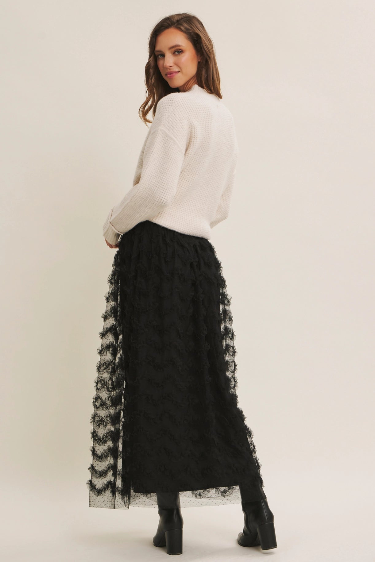 Black Fairy Ruffle Skirt
