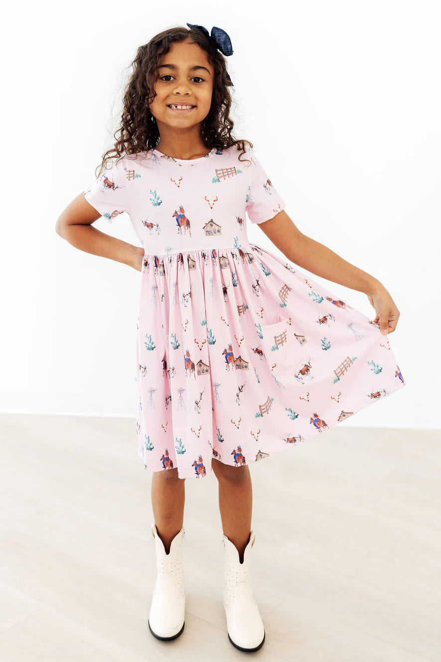Pink Ranch Hand Mila and Rose Twirl Dress